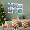 (US Local)6pack Xmas Car-Crystal Rhinestone Diamond Painting(30x30cm)
