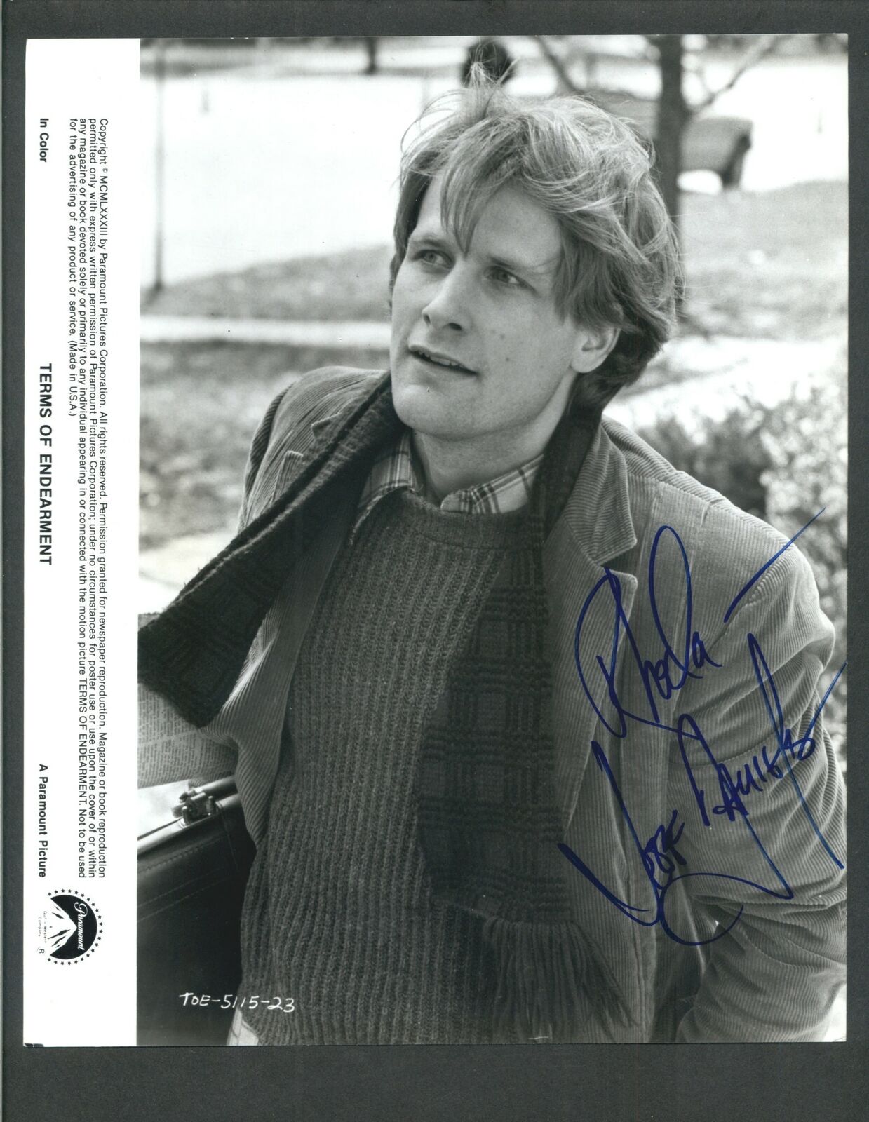 Jeff Daniels - Signed Autograph Movie Still - Terms of Endearment