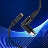 90 Degree Angle XLR To 3.5mm Cable for Mixer Console Speaker Tablet Phones Balanced To Unbalanced Audio Cable 11.8 Inch/0.3 Meter Length
