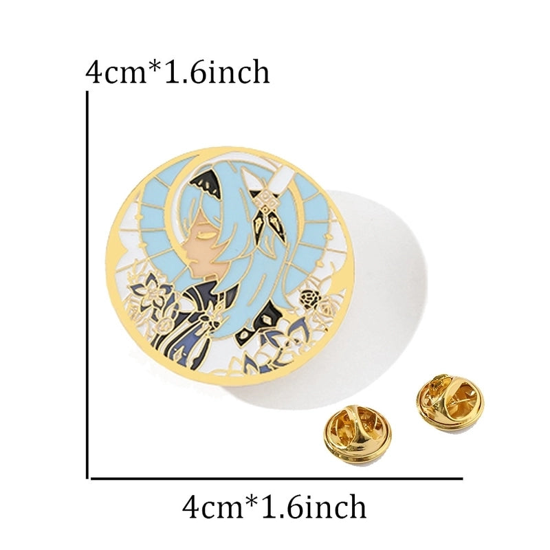 Cartoon Style Pin Cartoon Character Alloy Plating Unisex Brooches