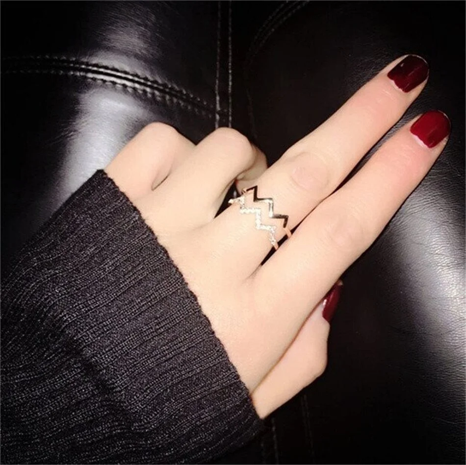 TO MY DAUGHTER HIGHS AND LOWS WAVE RING