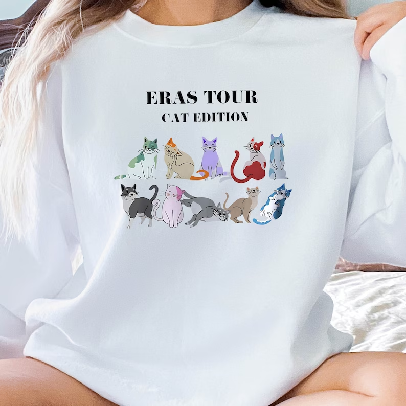 Taylor Eras Tour Cat Edition Sweatshirt