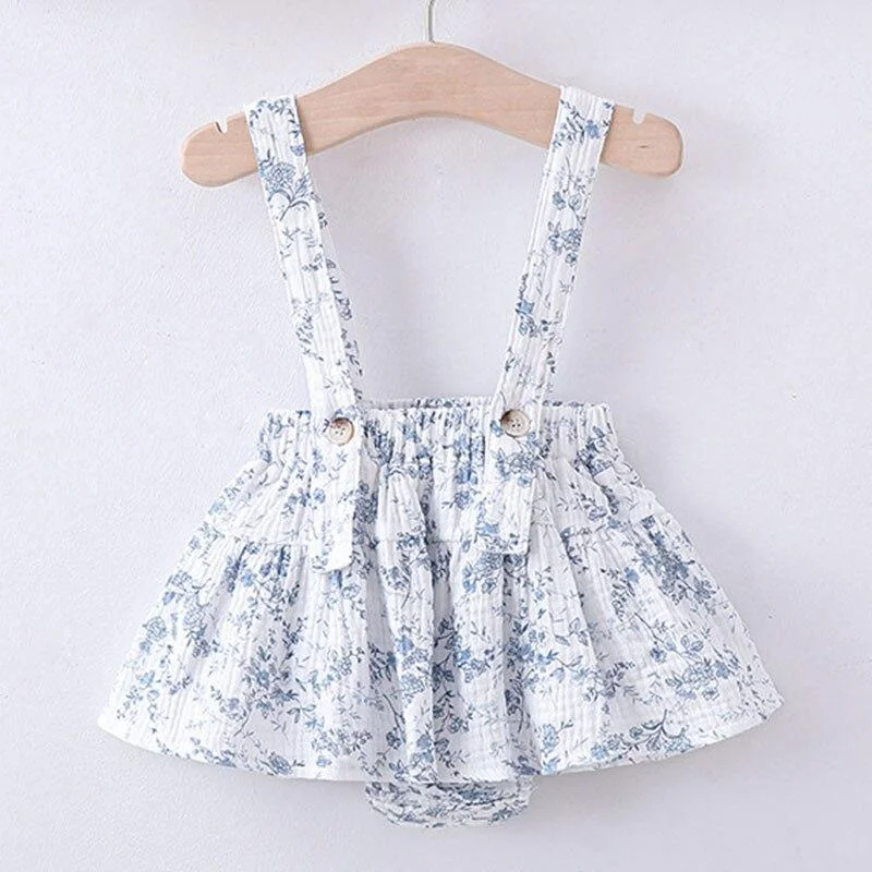 Summer Baby Girl Straps Shorts Rompers Kids Baby Girl Flower Jumpsuit Kids Baby Girl Rompers Newborn Clothes Clothes