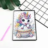 50 Pages DIY Unicorn Special Shaped Diamond Painting Notebook