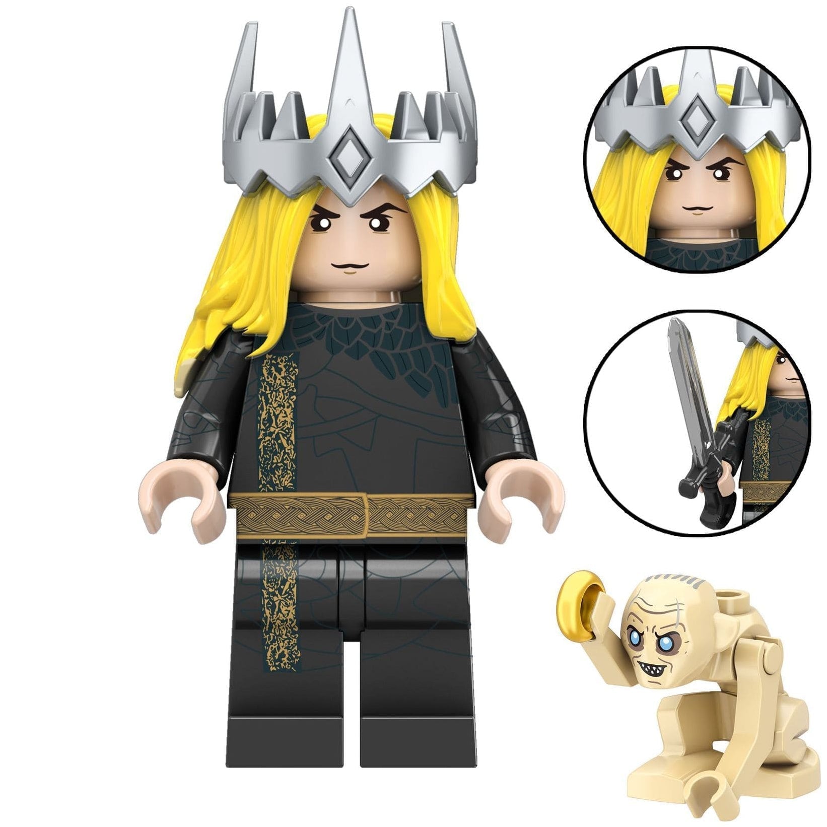 Annatar (The Rings of Power) Custom Lord Of The Rings Minifigure Minifigure Bricks monstertoys