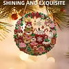 Diamond Art Kit Christmas Sweet Wreath Window Ornament 9.45x9.45in