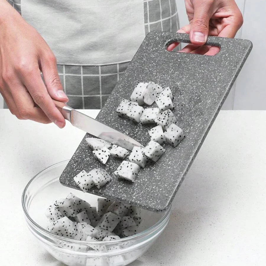 Likron Watches Premium Marble-Texture Kitchen Cutting Board