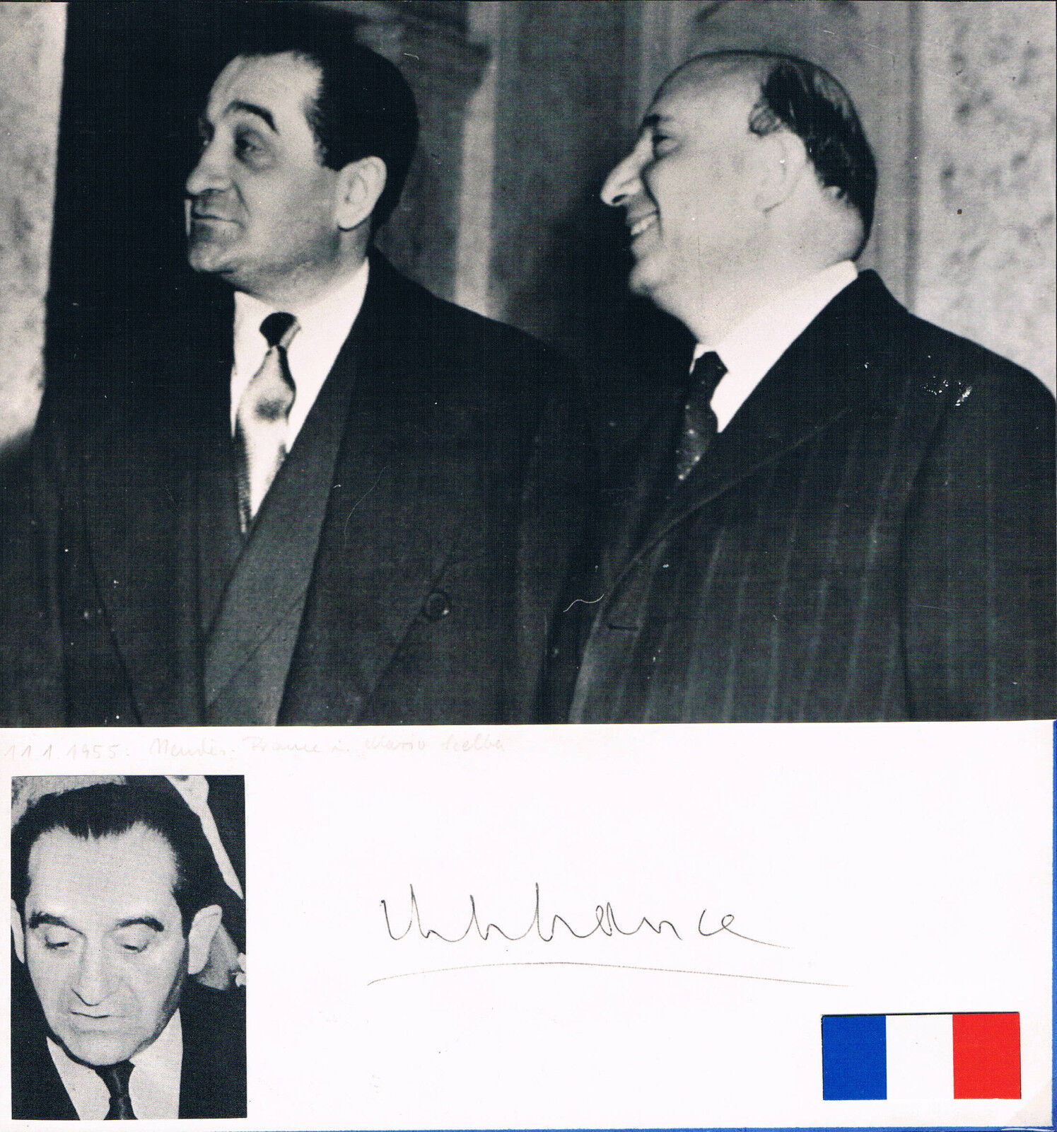 France Pierre Mendès France 1907-82 autograph signed 8x8