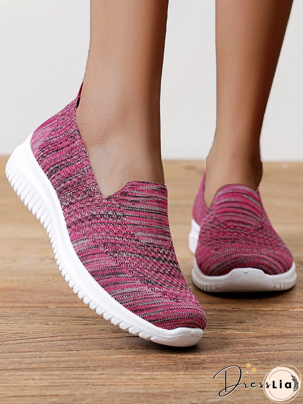 Lightweight Breathable Flyknit Mesh Casual Shoes Sneakers