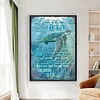 Sea Turtles-11CT Stamped Cross Stitch 40*60cm/15.75*23.62in tapestrymarket