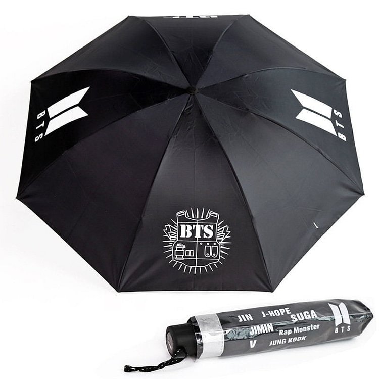 BTS black umbrella