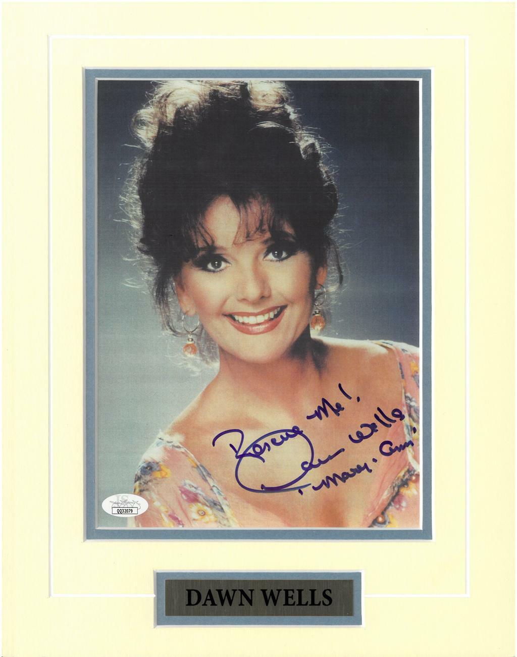 Dawn Wells Signed Authentic Autographed 8x10 Matted Photo Poster painting to 11x14 JSA #QQ32079