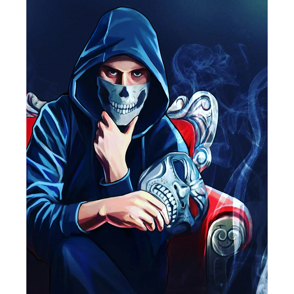

Mask For Men - Round Drill Diamond Painting - 30*40CM, 501 Original