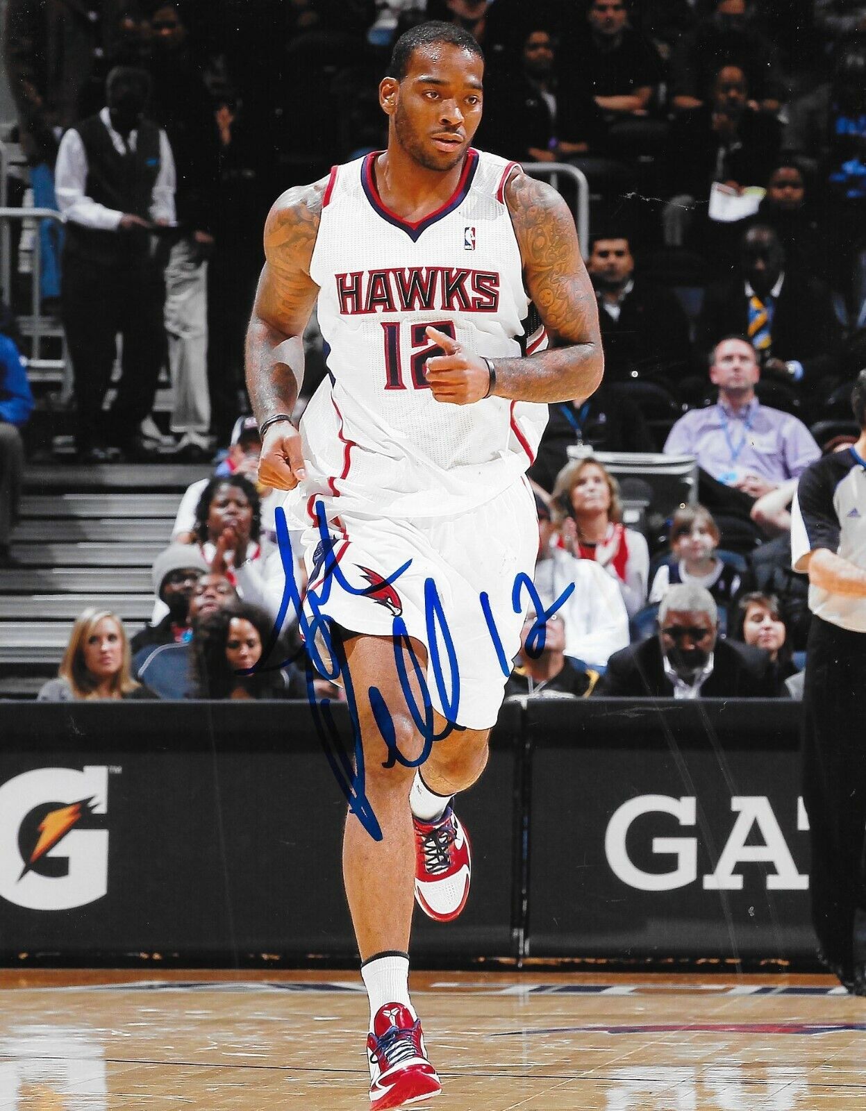 Josh Powell signed Atlanta Hawks 8x10 Photo Poster painting autographed