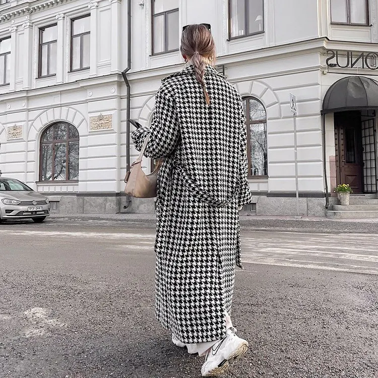 Churchf Churchf Women's Wear 2023 New High-End Fashion Coat Light In Black And White
