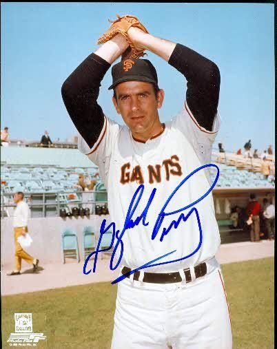 Gaylord Perry Autograph Giants 8x10 Photo Poster painting Signed Jsa