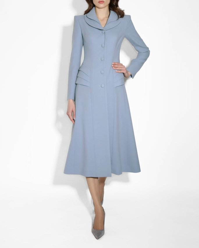 V Neck Casual Formal Midi Dress