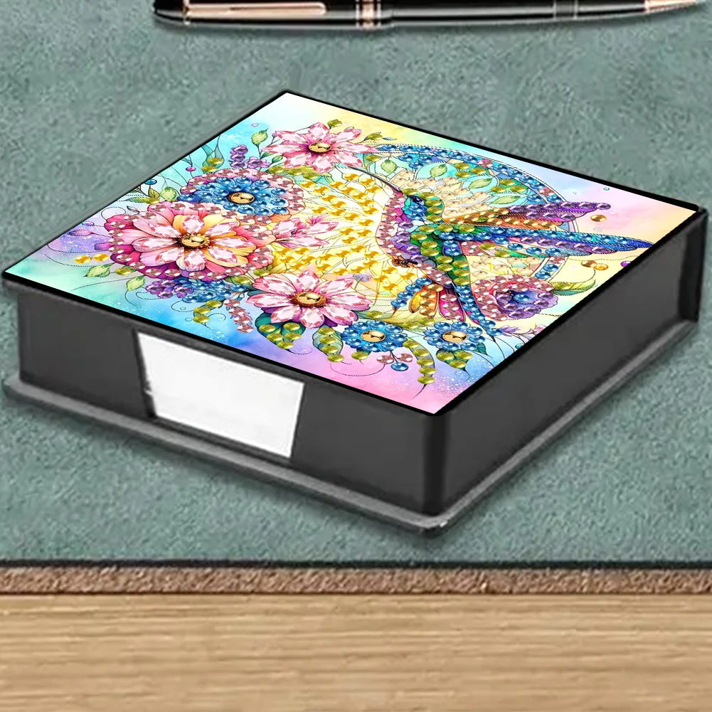 DIY Bird Diamond Painting Memo Pad Holder Mosaic Kit for DIY Art Craft