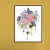 Diamond Painting-DIY Crystal Rhinestone Flower Pendant