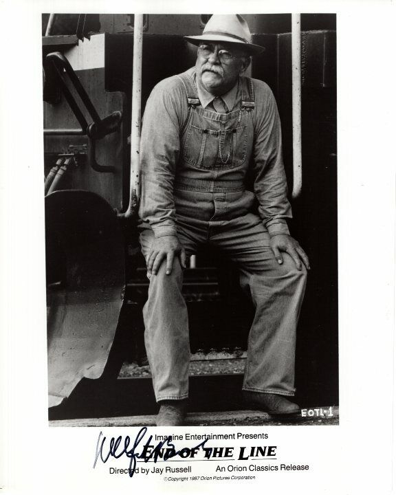 WILFORD BRIMLEY signed autograph END OF THE LINE WILL HANEY original press Photo Poster painting