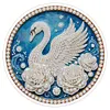 DIY Pearl Painting Art Kit,Round Dust-proof Outer Frame with Tassel Hanging Kit