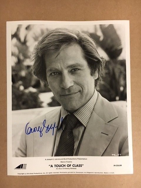 George Segal Handsome 8x10 Signed Photo Poster painting Auction House COA**