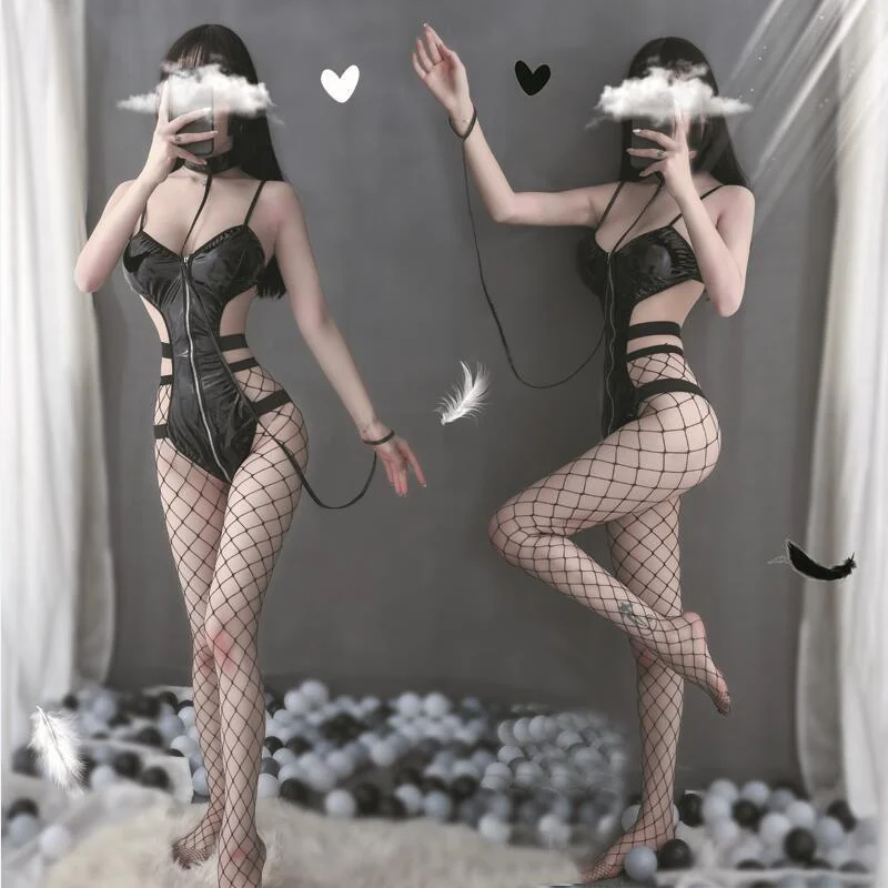 Brownm Night Vows Big-Size Lingerie Queen Women's Uniform Seduction Nightclub Sexy Bound Underwear Brae Bedclothes