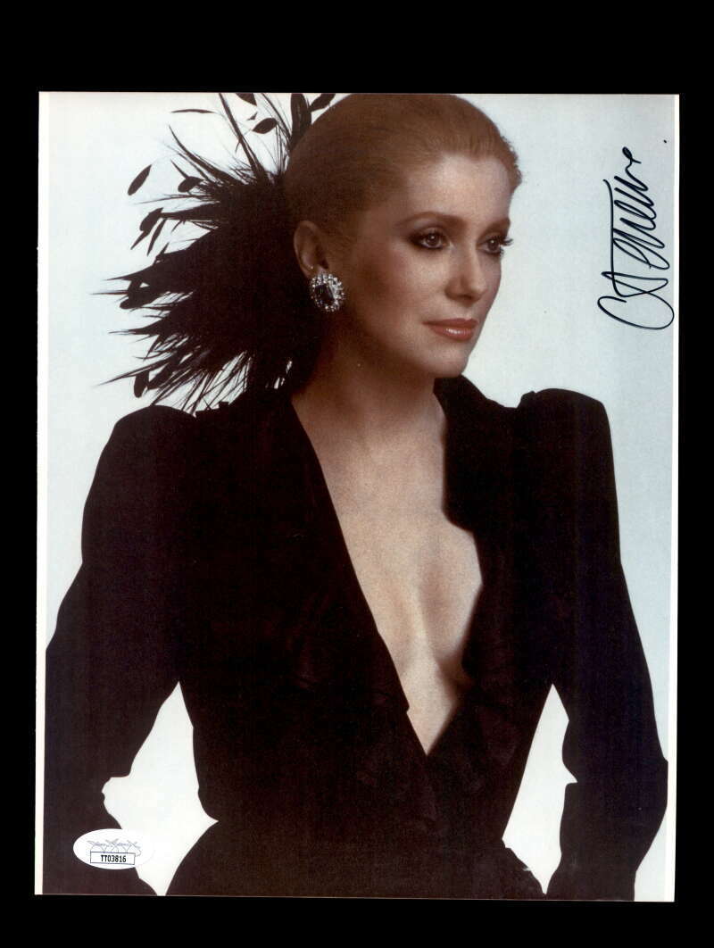 Catherine Deneuve JSA Coa Signed 8x10 Photo Poster painting Autograph