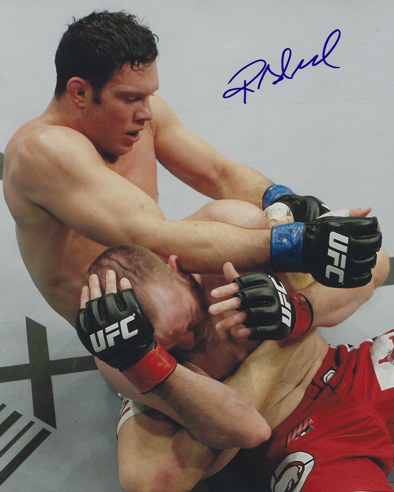 Autographed Ricardo Almeida UFC 8x10 Photo Poster painting - COA