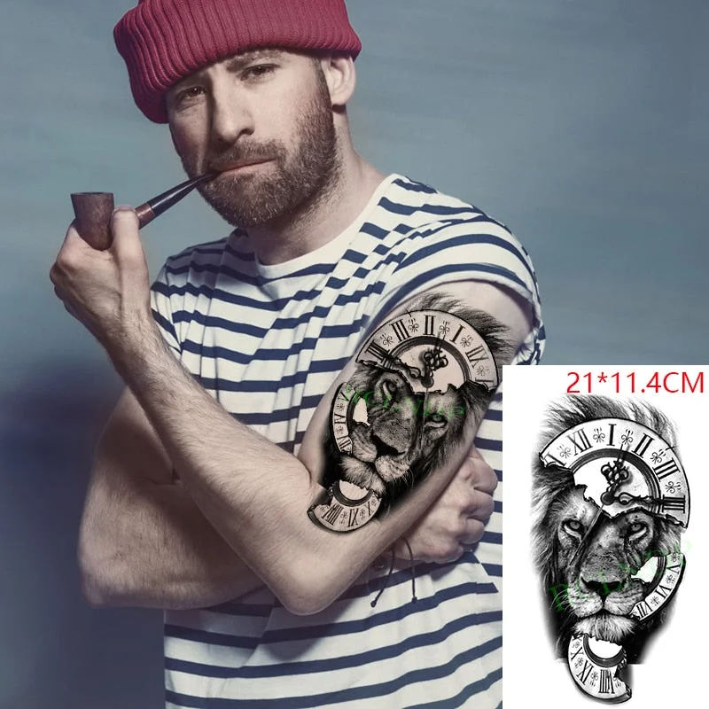 Waterproof Temporary Tattoo Sticker Cool Snake Animal Fake Tatto Flash Arm Leg Tatoo Body Art for Boy Women Men