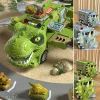 🦖Nouvel Ensemble de Jouets de Piste de Camion d&rsquo;Ing&eacute;nierie Transformant les Dinosaures