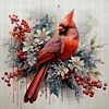 Cardinal - 11CT Counted Cross Stitch - 40*40cm - Bird