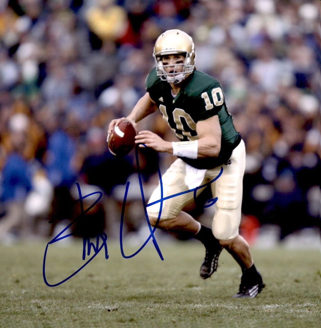 Brady Quinn Autographed Signed 8x10 Photo Poster painting ( Notre Dame Fighting Irish ) REPRINT