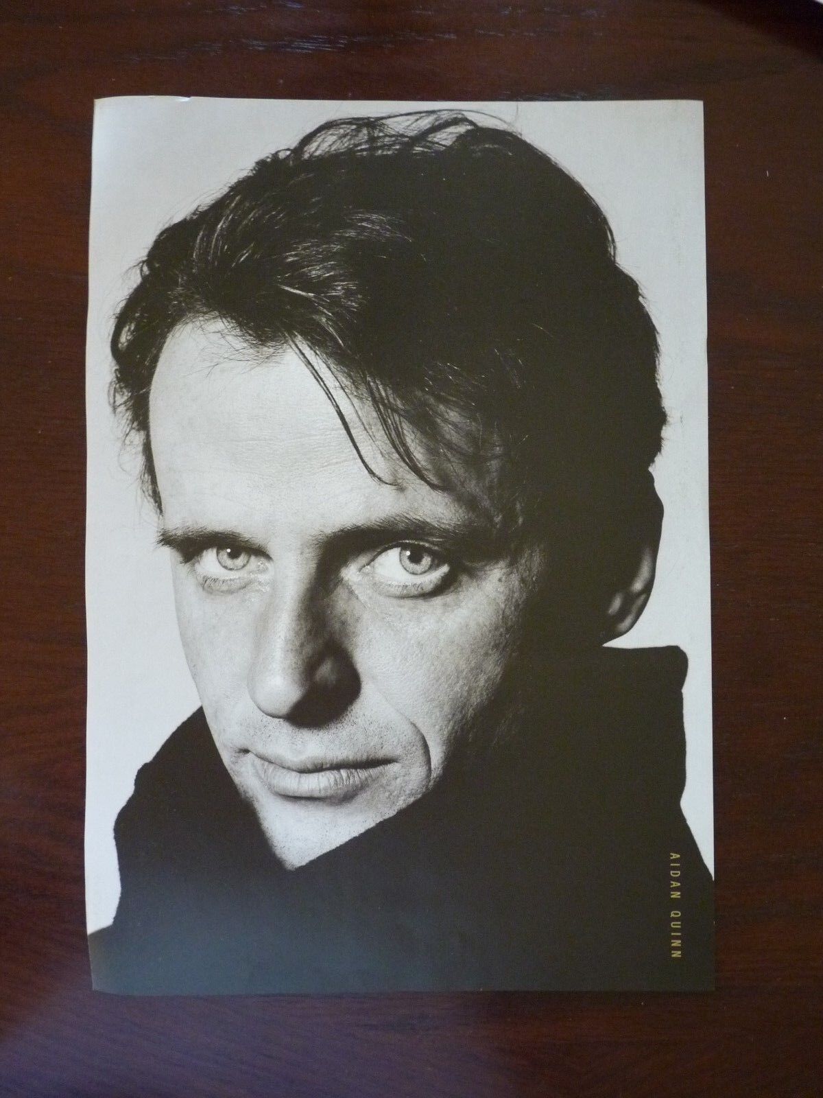 Aidan Quinn Andrew Shue Double Side Coffee Table Book Photo Poster painting Page 9x13