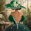 Diamond Painting-DIY Crystal Rhinestone Lady
