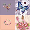 12pcs DIY Diamond Painting Greeting Cards Birthday Thanks Embroidery Postcard