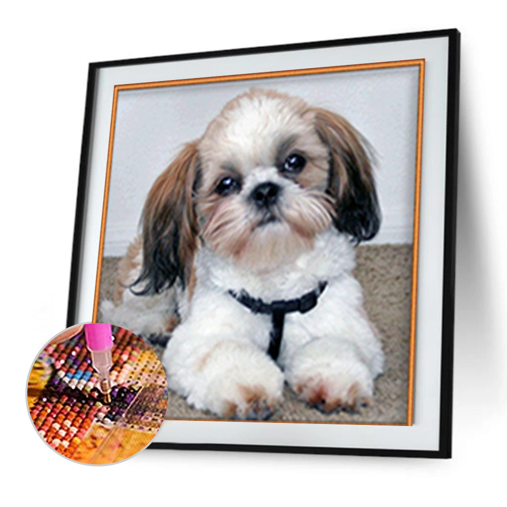 

Dog - Special Shaped Diamond Painting - 25*25CM, 1pcs, 501 Original