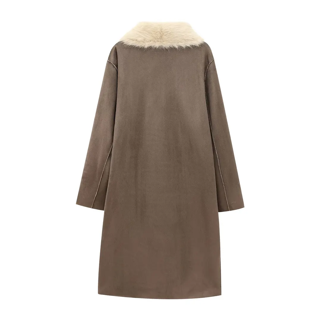 Nigikala Nigikala Women's Clothing Temperament Long And Long-Wearing Fur Coat 6318262