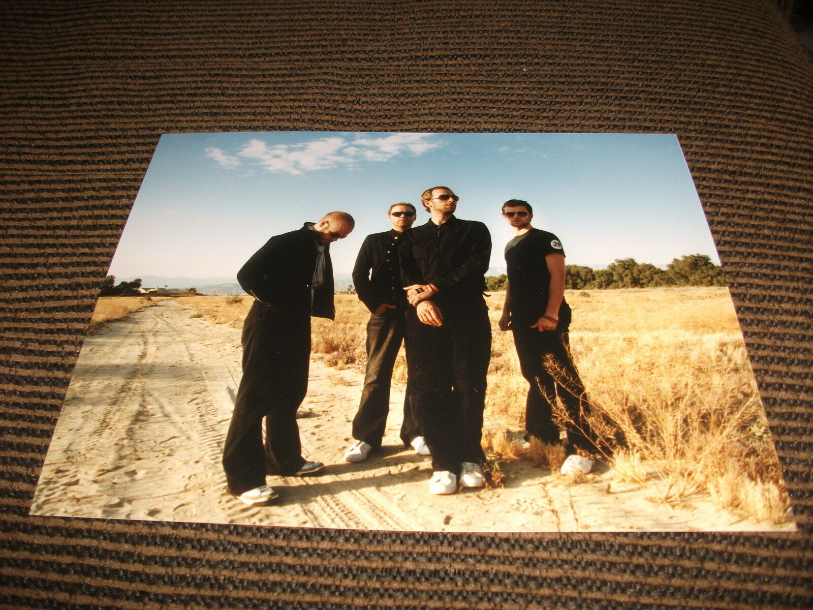 Coldplay Chris Martin Color 8x10 Photo Poster painting Music Promo