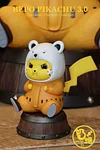 1/1 & Mini Scale Angry Bepo Cosplay Pikachu 3.0 - Pokemon ONE PIECE Resin Statue - TOFFEE Studios