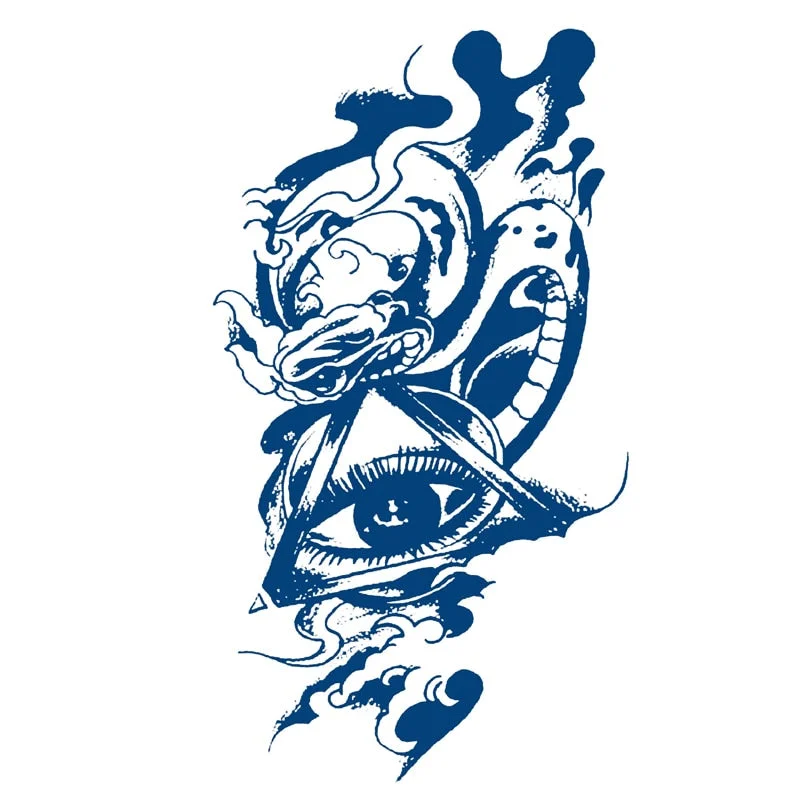 GHHF51-200 herbal juice tattoo stickers semi-permanent lasting men and women tattoo waterproof sweat plant juice tattoo stickers