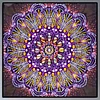Perle de mod&egrave;le mandala - diamant de forme sp&eacute;ciale - 30x30cm