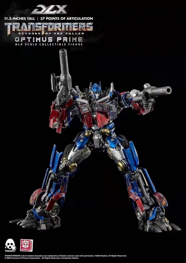 【IN STOCK】Threezero 3Z0163 Transformers Revenge of the Fallen Optimus Prime DLX Action Figure
