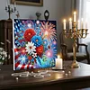 Framed Diamond Painting - Special Shaped - Independence Day (25x25cm)