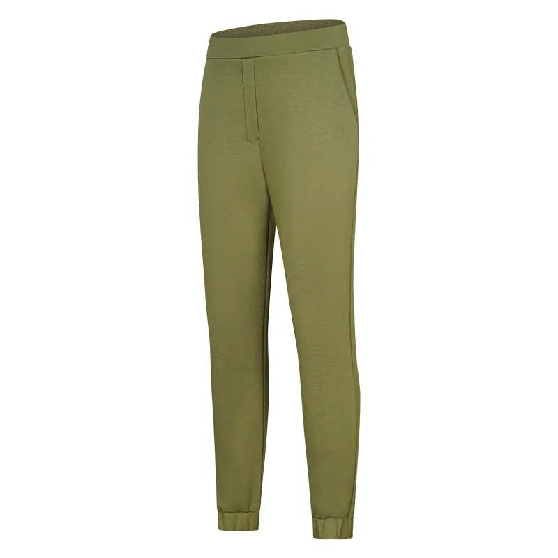 Solid color casual jogging pants