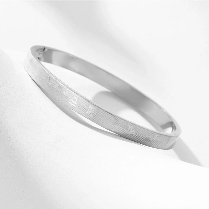 Retro Constellation Titanium Steel Bangle In Bulk