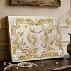 DIY Pearl Painting Gorgeous Haima for Home Wall Decor with Frame(20x30cm)