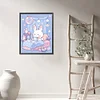 Diamond Painting -DIY Round Partial AB Drill Bunny Room(45x55cm)