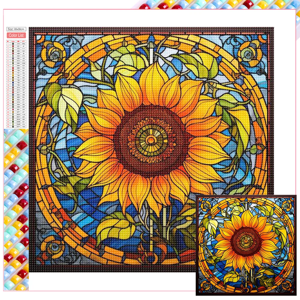 Full Square Diamond Painting - Sunflower(Canvas|35*35cm)