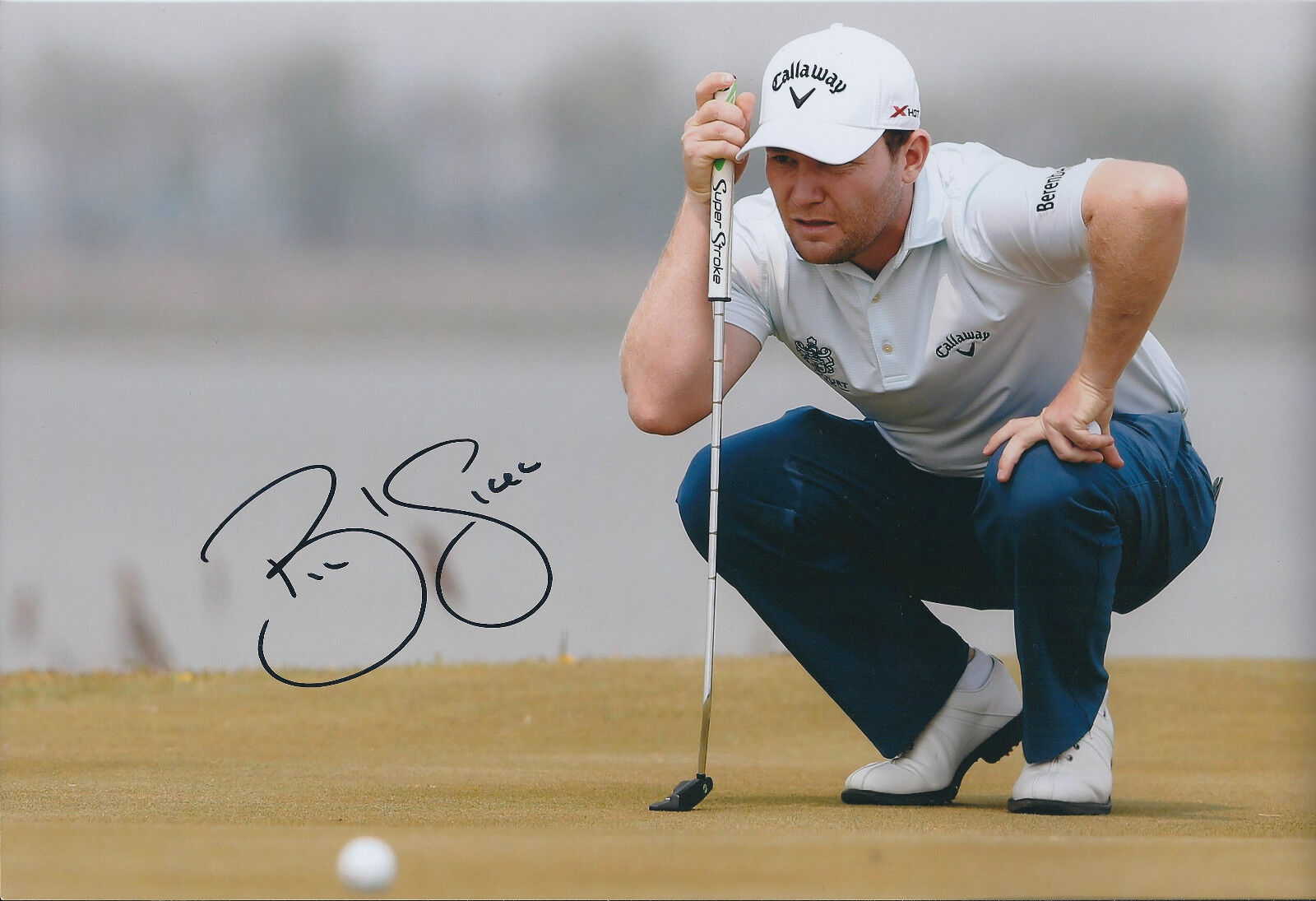 Branden GRACE SIGNED Autograph 12x8 Photo Poster painting AFTAL COA European Tour Winner Golf